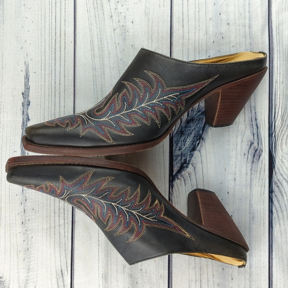 Charlie 1 Horse Mayela Slide By Lucchese Show Size 8 - Picture 6 of 11